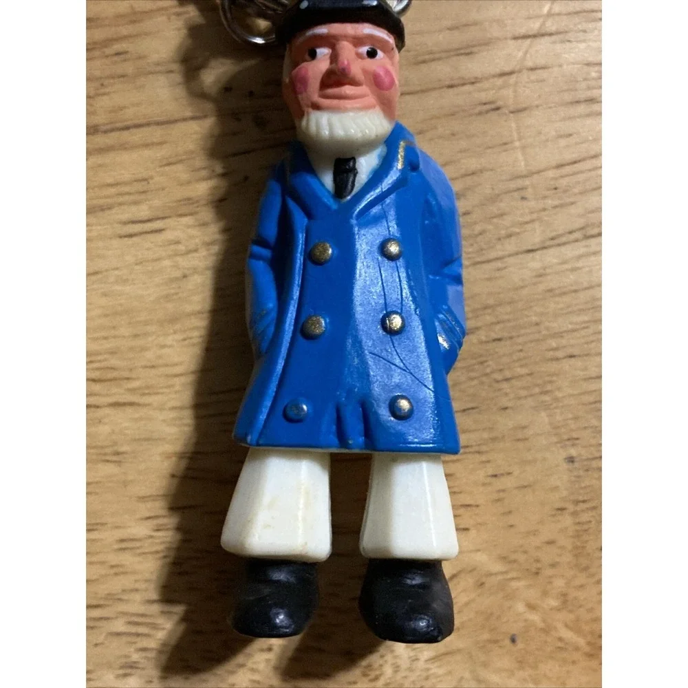 Fisherman Old Sailor Captain Souvenir Keychain Key Ring